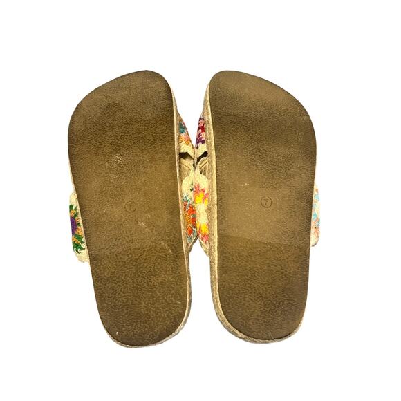 Soda Crochet Espadrille Sandals Size 7 - Picture 5 of 5